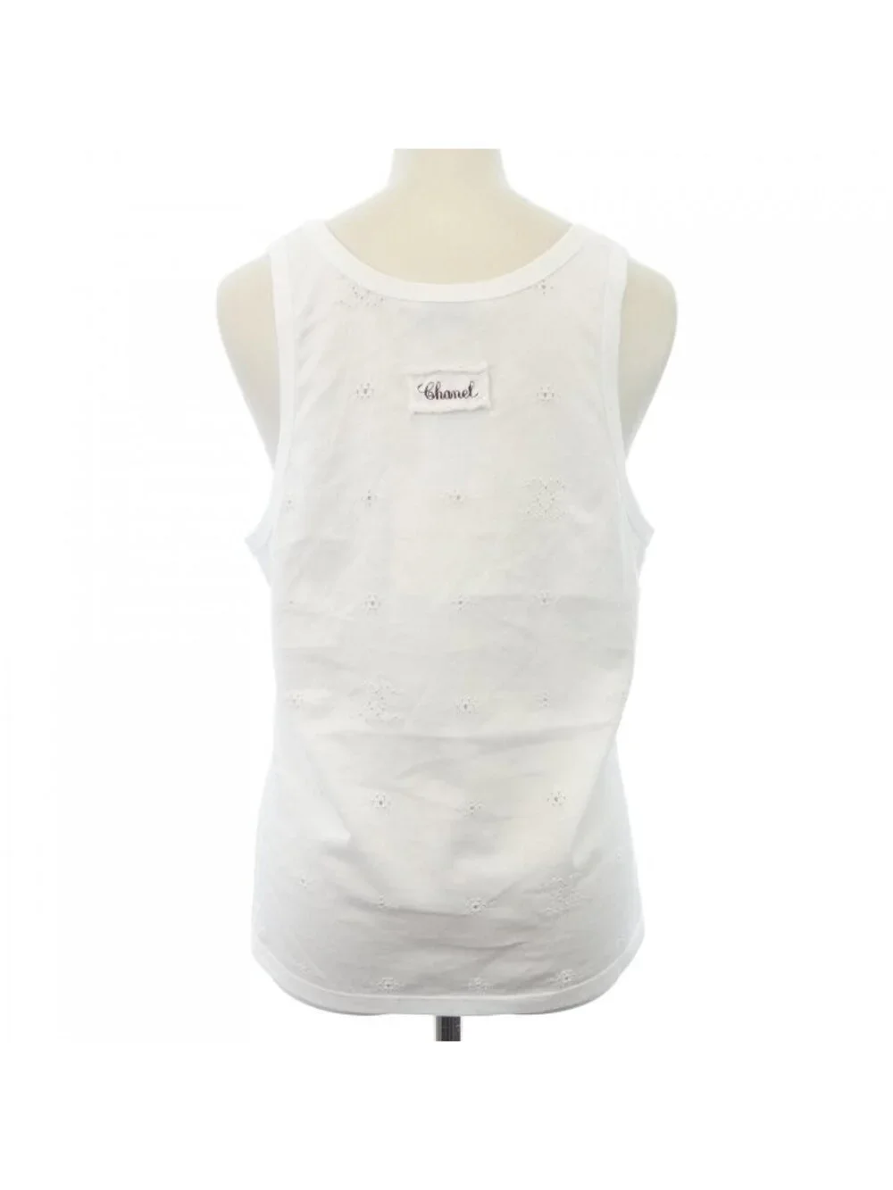 Chanel Tank Top White